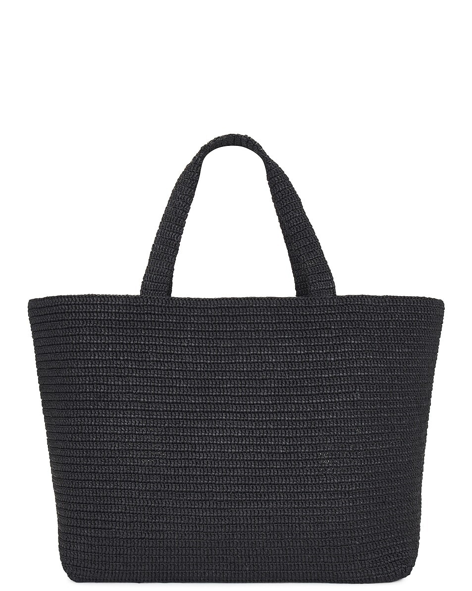 Сумка-шоппер плетеная Saint Laurent, черный 
Сумка-шоппер плетеная Saint Laurent, черный