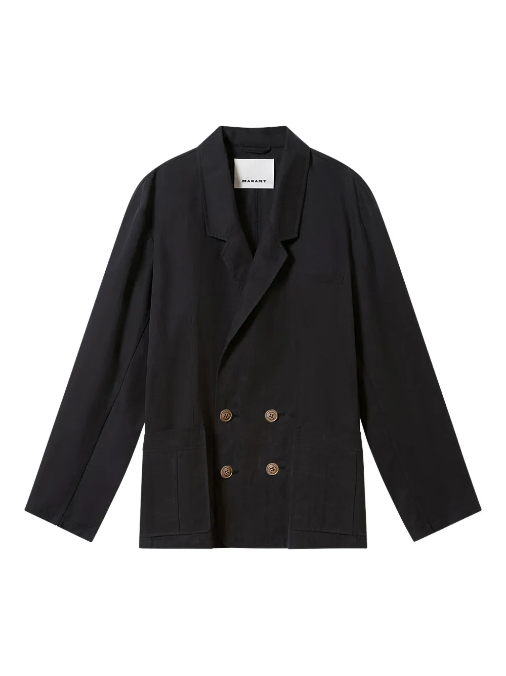 Пиджак Yhann на пуговицах Marant, черный
Пиджак Yhann на пуговицах Marant, черный