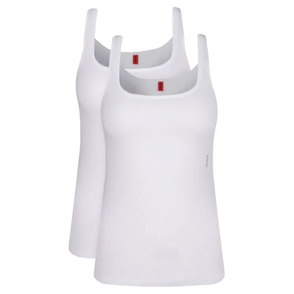 Майка из двух пар двойных жилетов узкого кроя Hugo, белый
Майка из двух пар двойных жилетов узкого кроя Hugo, белый