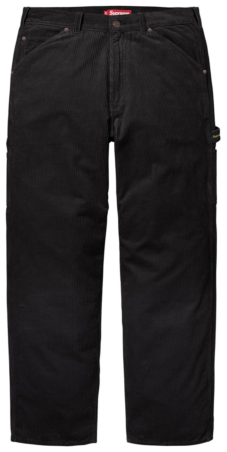 Брюки-карандаш Supreme Wide Wale Corduroy Painter Pant, черный
Брюки-карандаш Supreme Wide Wale Corduroy Painter Pant, черный