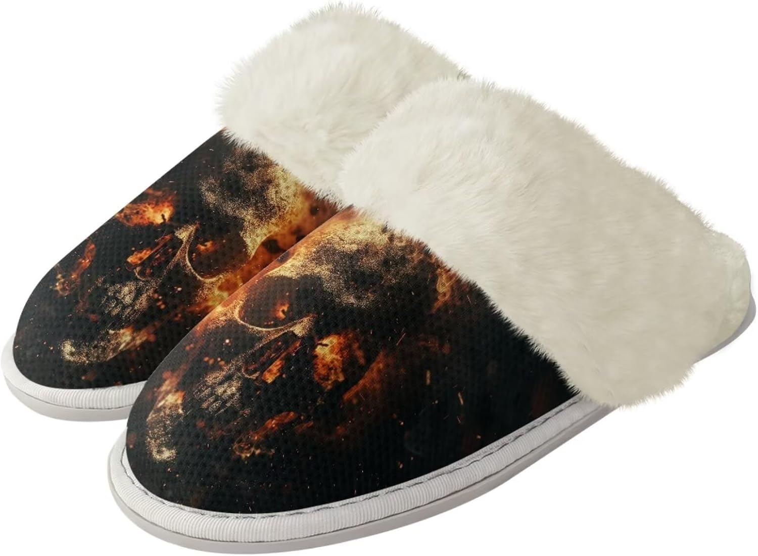 Мягкие домашние тапочки с принтом черепа, удобные, с противоскользящим покрытием и поддержкой свода стопы, идеально подходят для зимы Getelinseng, Flame Skull
Мягкие домашние тапочки с принтом черепа, удобные, с противоскользящим покрытием и поддержкой свода стопы, идеально подходят для зимы Getelinseng, Flame Skull