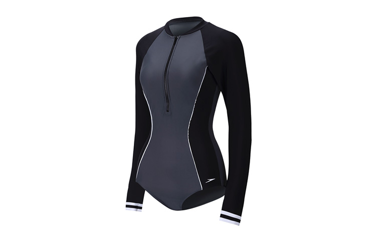 Женский купальник спидo сплошной, черный/угольно-серый
Женский купальник спидo сплошной, черный/угольно-серый