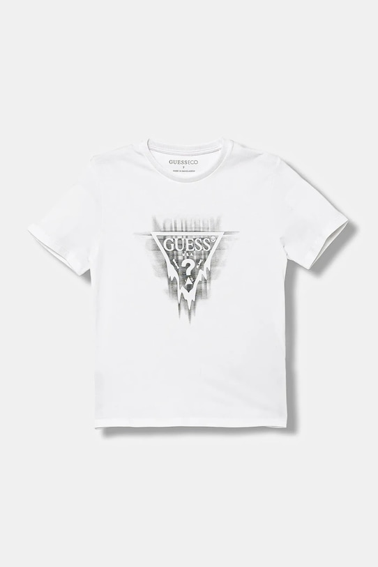 Детская хлопковая футболка Guess, белый
Детская хлопковая футболка Guess, белый