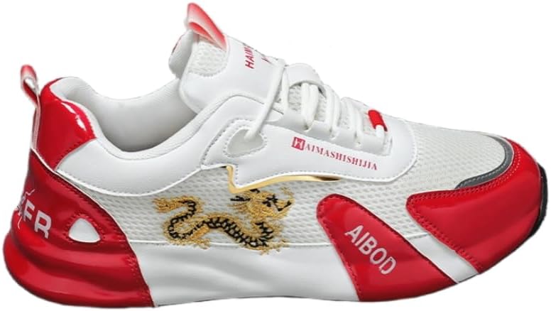 Мужские дышащие спортивные кроссовки из сетки, для спорта, повседневной носки и отдыха, модная легкая обувь Hoalox, белый/красный
Мужские дышащие спортивные кроссовки из сетки, для спорта, повседневной носки и отдыха, модная легкая обувь Hoalox, белый/красный