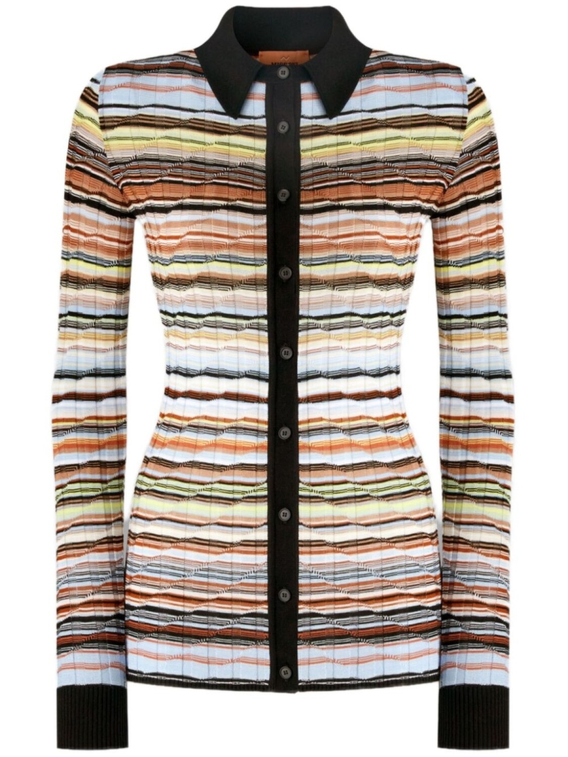 Missoni трикотажная рубашка в полоску, синий
Missoni трикотажная рубашка в полоску, синий