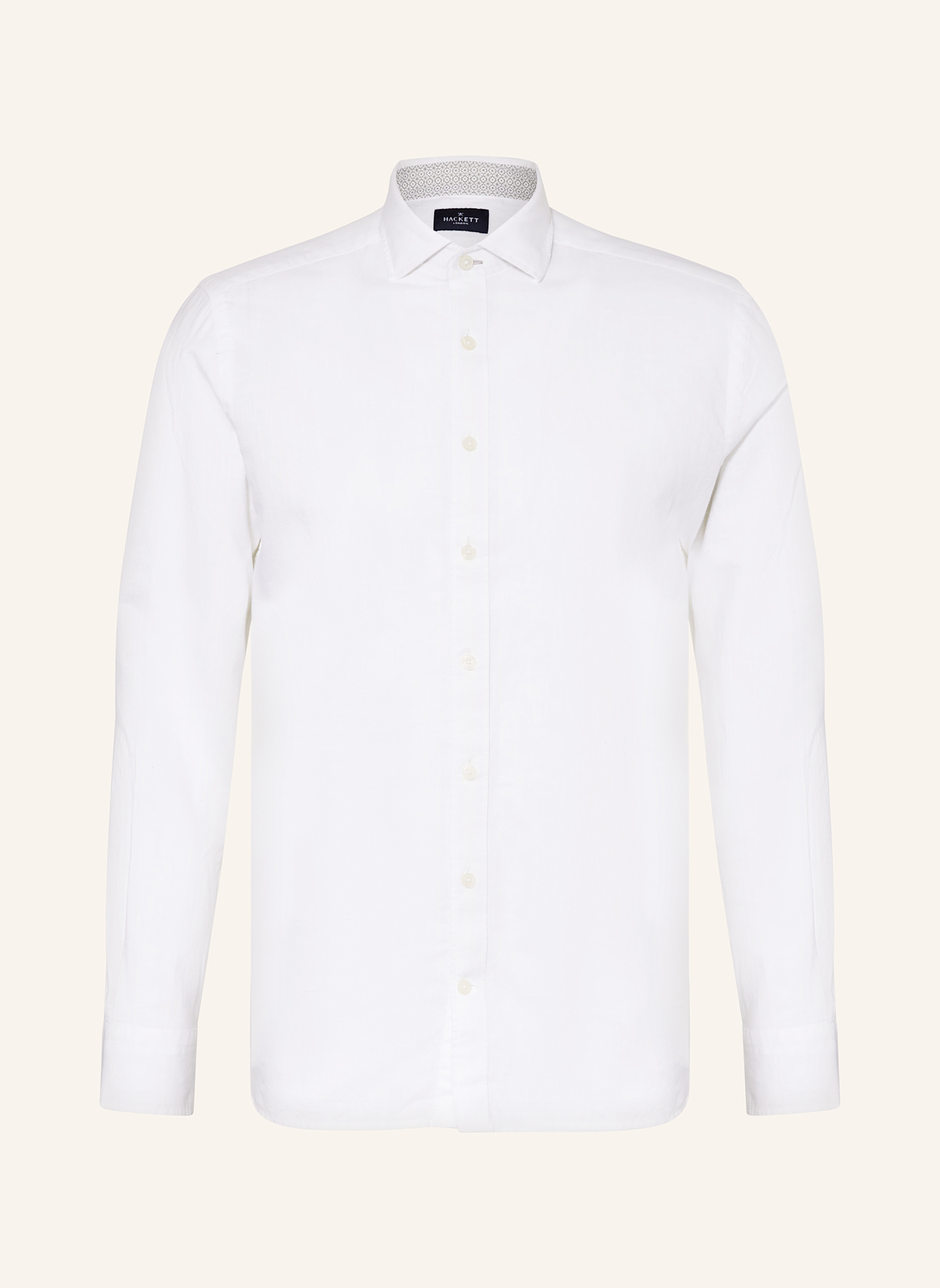 Рубашка приталенного кроя с льняной подкладкой Hackett London, бежевый
Рубашка приталенного кроя с льняной подкладкой Hackett London, бежевый