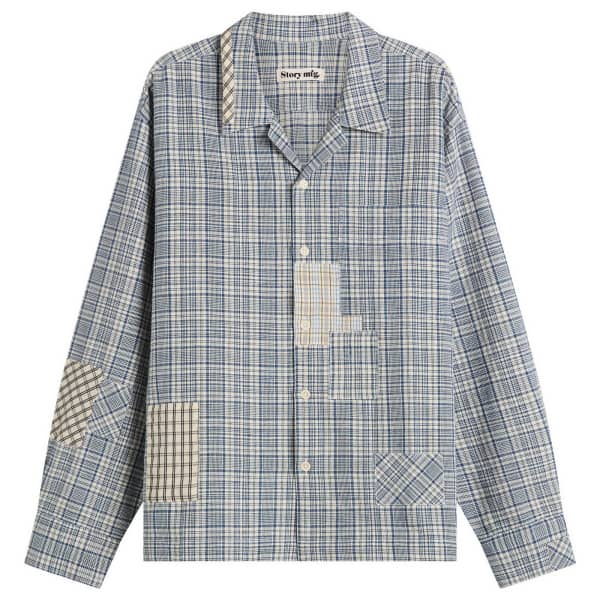 Футболка с длинным рукавом в стиле пэчворк от Story mfg Greetings Story Mfg., индиго
Футболка с длинным рукавом в стиле пэчворк от Story mfg Greetings Story Mfg., индиго