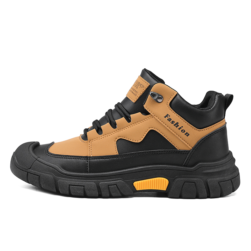 Износостойкие, нескользящие, короткие, мужские ботинки для отдыха на природе Bull charm, Black Yellow
Износостойкие, нескользящие, короткие, мужские ботинки для отдыха на природе Bull charm, Black Yellow