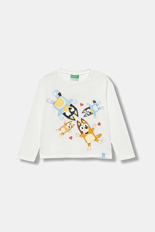 Детская хлопковая кофта с длинным рукавом United Colors Of Benetton, белый
Детская хлопковая кофта с длинным рукавом United Colors Of Benetton, белый