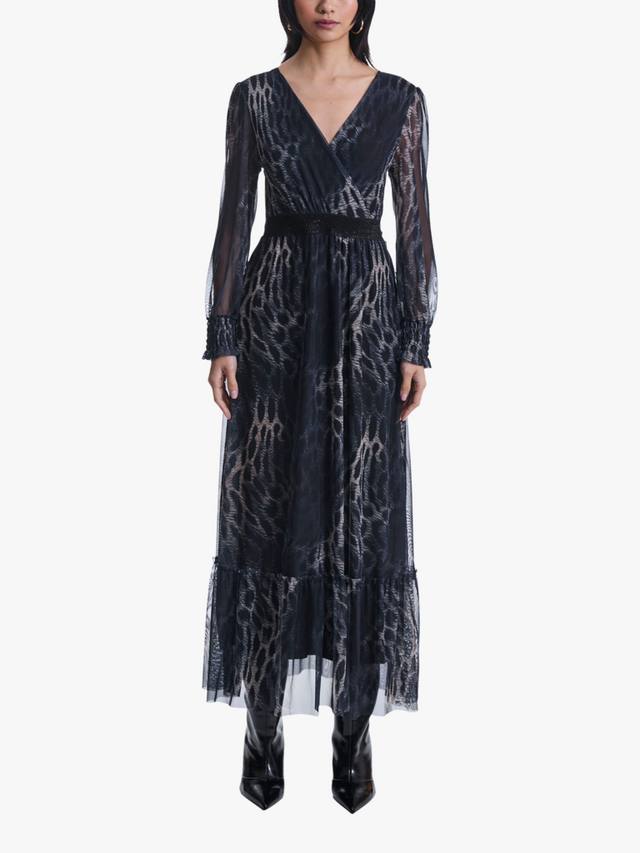 Платье макси из тюля с леопардовым принтом James Lakeland, темно-синий
Платье макси из тюля с леопардовым принтом James Lakeland, темно-синий