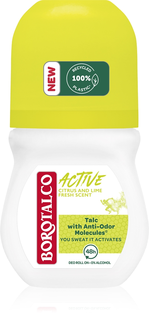 Активный шариковый дезодорант с ароматом цитрусовых и лайма. Действие 48 часов. Borotalco, 50 мл
Активный шариковый дезодорант с ароматом цитрусовых и лайма. Действие 48 часов. Borotalco, 50 мл