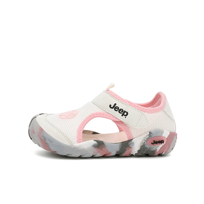 Детские сандалии с противоскользящей подошвой и защитой от ударов Jeep, розовый/белый/слоновая кость
Детские сандалии с противоскользящей подошвой и защитой от ударов Jeep, розовый/белый/слоновая кость