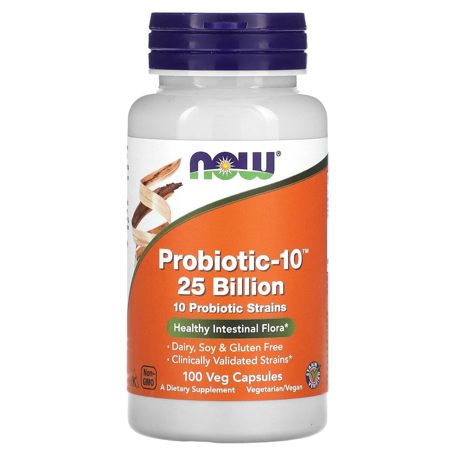 Now Foods Probiotic-10 25 млн 100 вегетарианских капсул
Now Foods Probiotic-10 25 млн 100 вегетарианских капсул