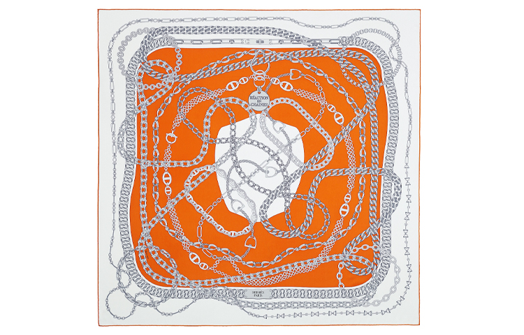 HERMES Шелковые шарфы для женщин, оранжевый
HERMES Шелковые шарфы для женщин, оранжевый