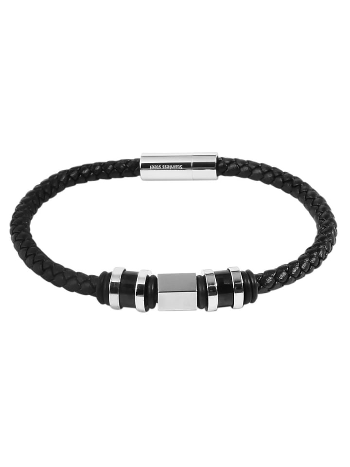 Adeliás Браслет унисекс - кожаный браслет, 21,5 см, черный
Adeliás Браслет унисекс - кожаный браслет, 21,5 см, черный