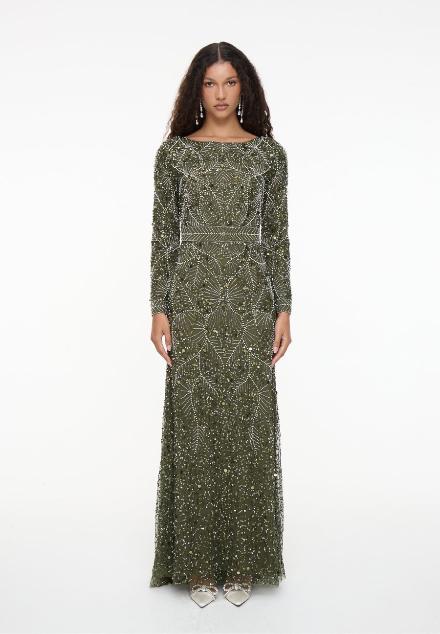 Платье Maryisa EMBELLISHED SEQUINS MAXI, Olive/Dark Green
Платье Maryisa EMBELLISHED SEQUINS MAXI, Olive/Dark Green