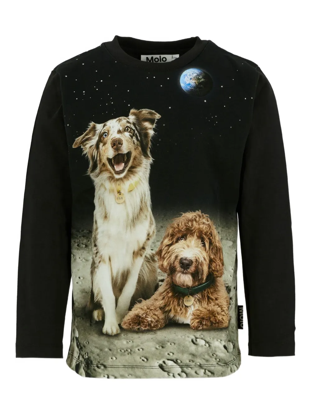 Футболка с длинными рукавами и принтом собак Molo, черный
Футболка с длинными рукавами и принтом собак Molo, черный