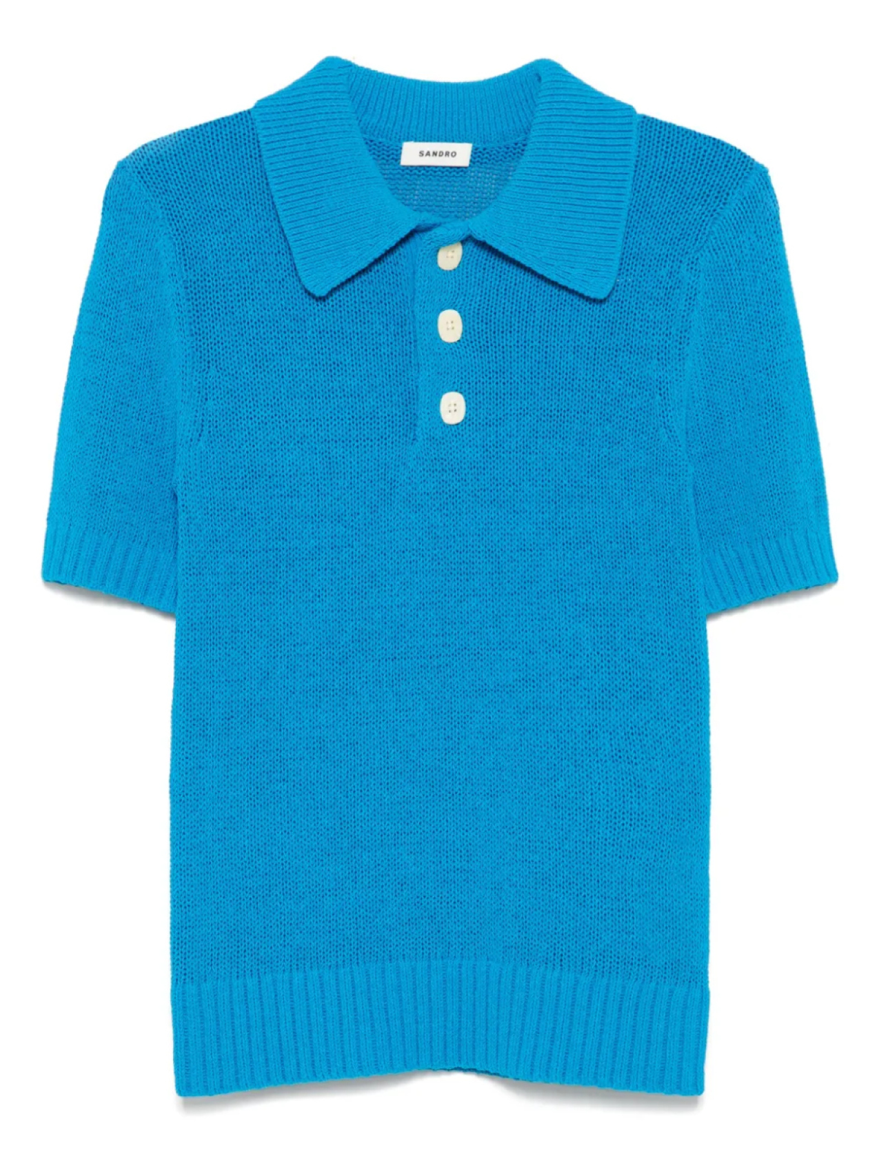 Трикотажная рубашка-поло SANDRO, синий
Трикотажная рубашка-поло SANDRO, синий