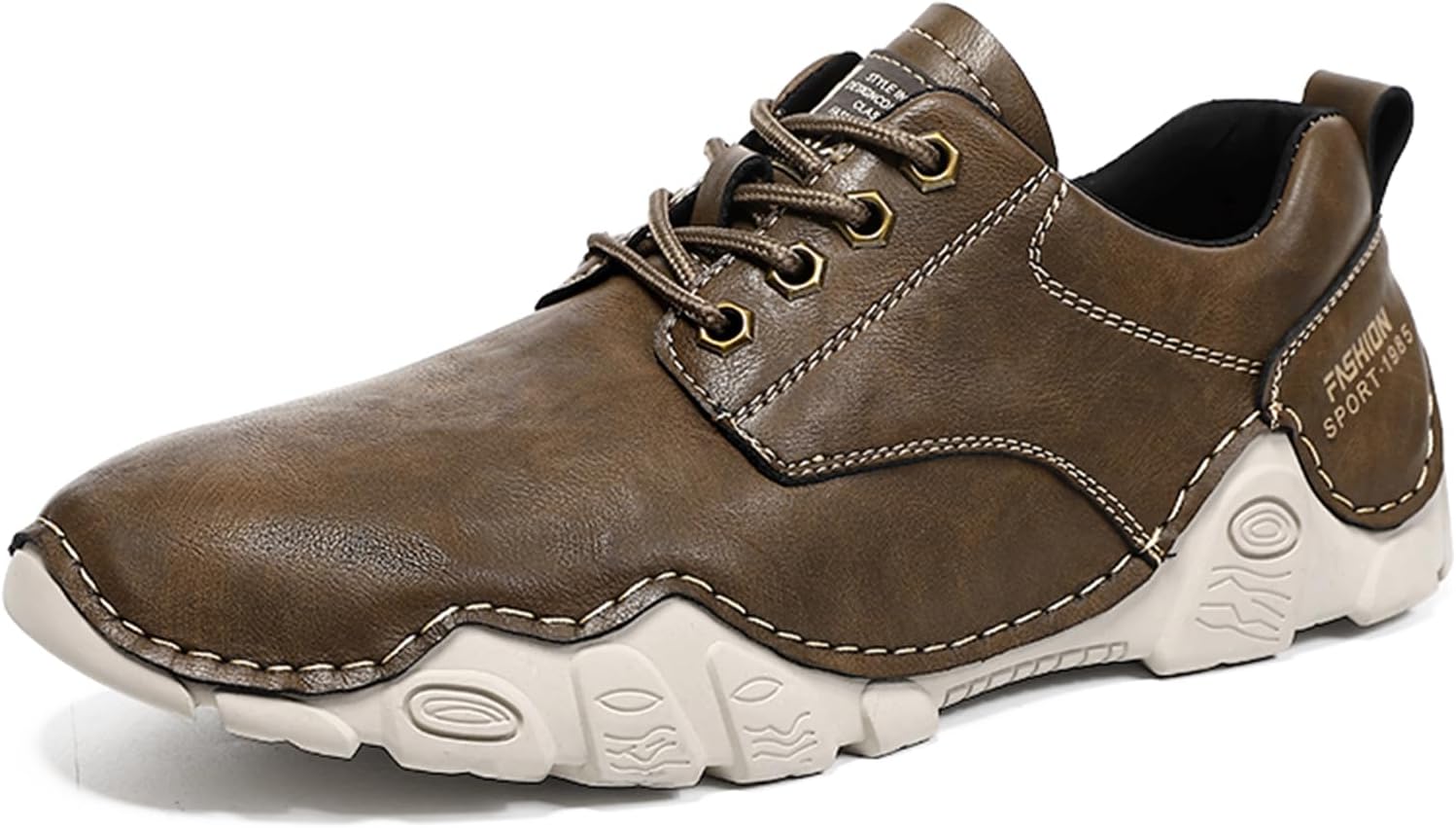 Мужские ручной работы ретро кроссовки из кожи с шнуровкой, повседневные, легкие, мягкие, с нескользящей подошвой, для вождения, походов и ежедневных прогулок Tixewsjh, хаки
Мужские ручной работы ретро кроссовки из кожи с шнуровкой, повседневные, легкие, мягкие, с нескользящей подошвой, для вождения, походов и ежедневных прогулок Tixewsjh, хаки