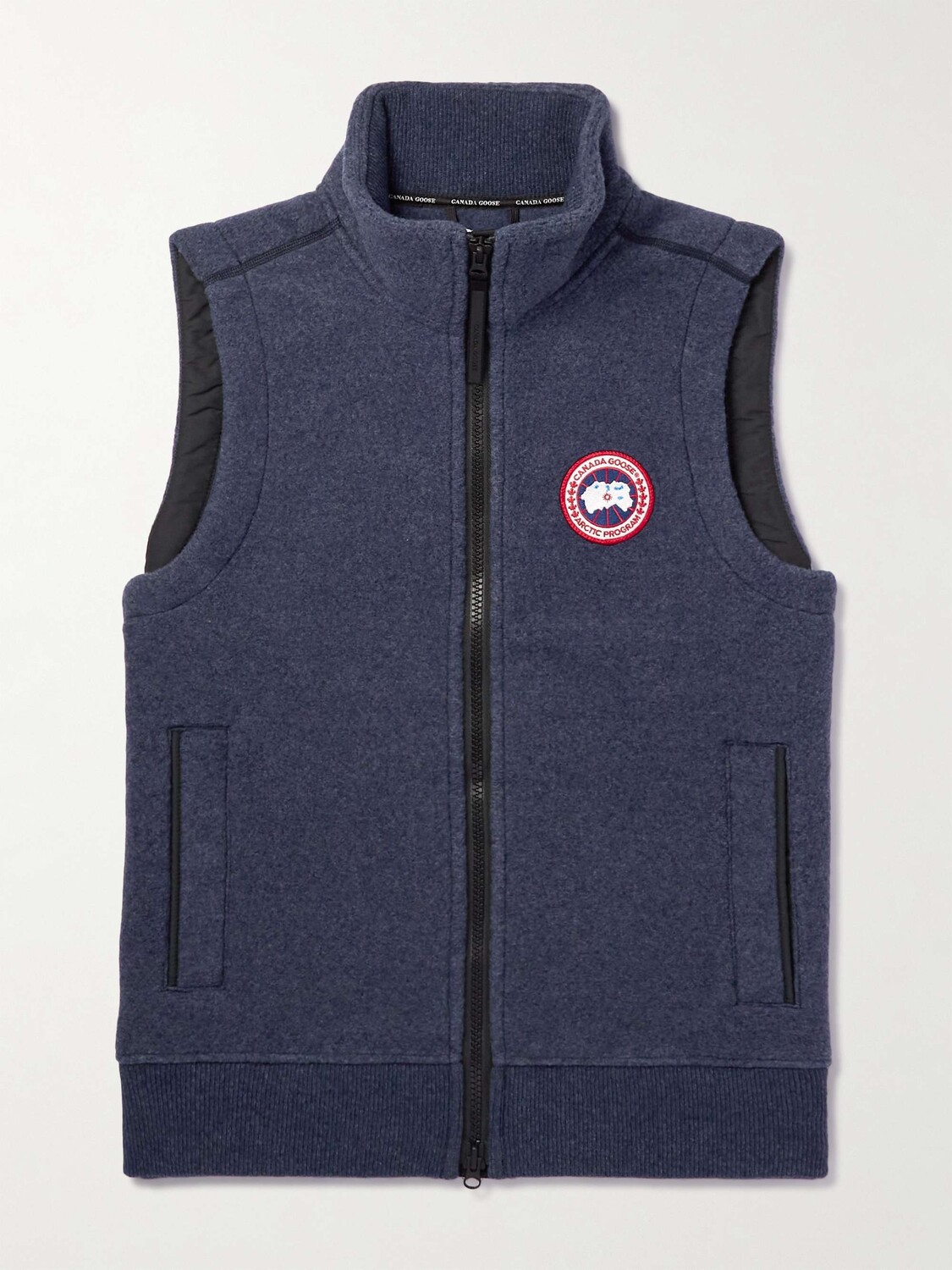Флисовый жилет Mersey с логотипом и аппликацией из смесовой шерсти CANADA GOOSE, нави
Флисовый жилет Mersey с логотипом и аппликацией из смесовой шерсти CANADA GOOSE, нави