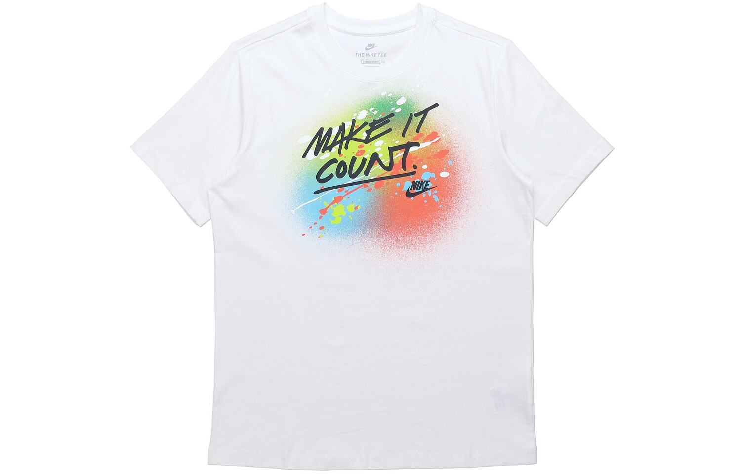 Футболка мужская белая Nike, белый 
Футболка мужская белая Nike, белый