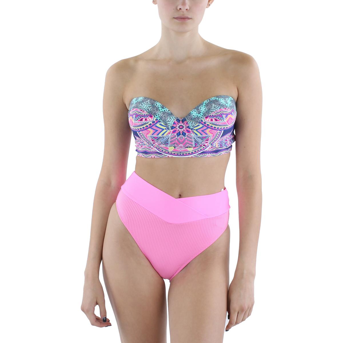 Раздельные купальники-бикини для юниоров с высокой талией Salt + Cove, цвет peony 
Раздельные купальники-бикини для юниоров с высокой талией Salt + Cove, цвет peony