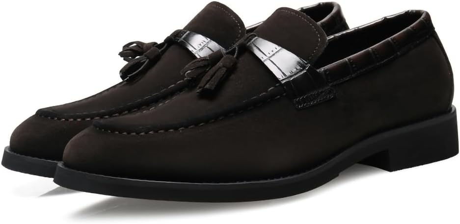 Мужские лоферы из замши с кисточками - слипоны для деловой одежды, свадьб, офиса, вечеринок и повседневной носки Generic, темно-коричневый
Мужские лоферы из замши с кисточками - слипоны для деловой одежды, свадьб, офиса, вечеринок и повседневной носки Generic, темно-коричневый