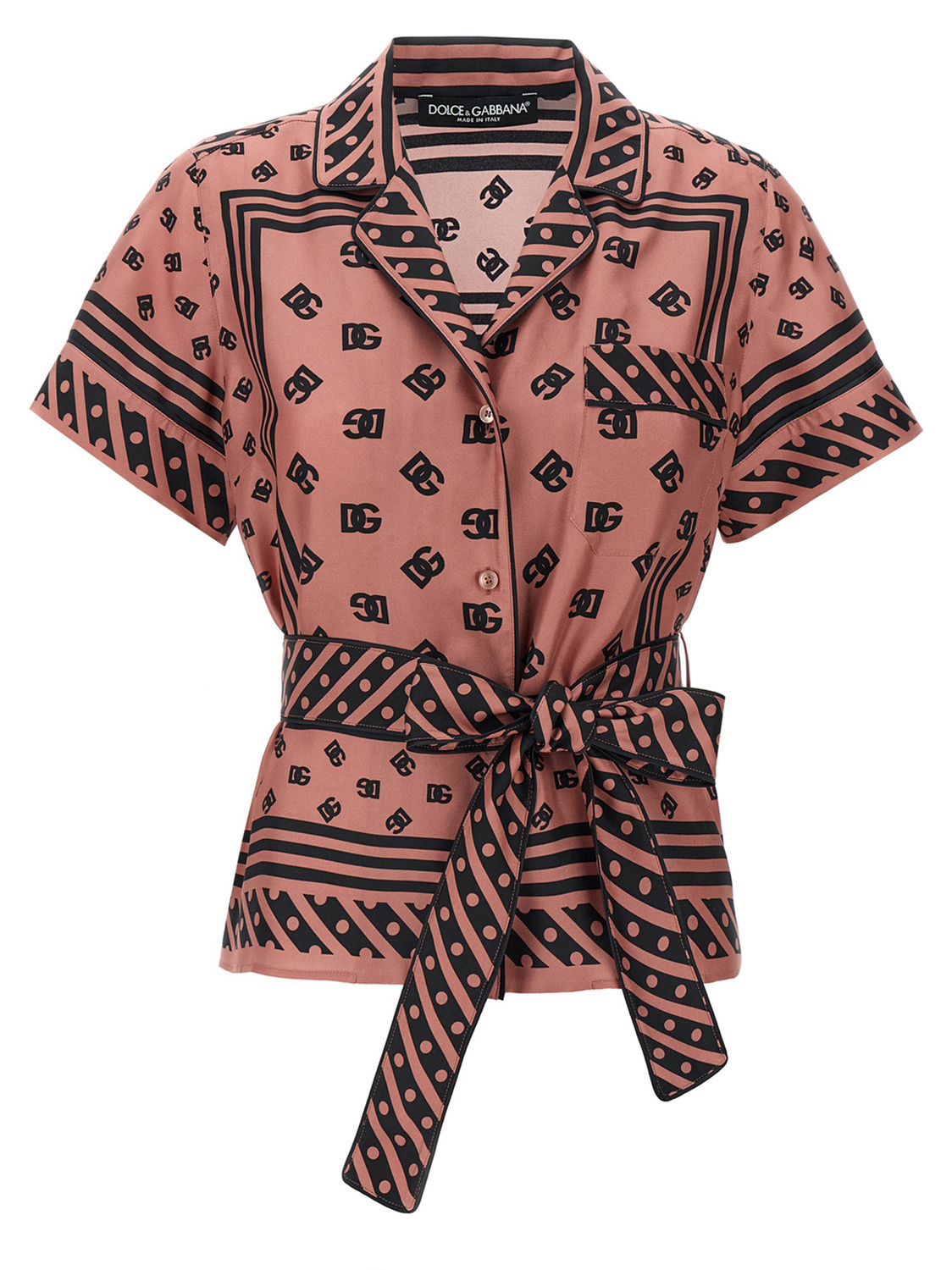 Шелковая рубашка DOLCE & GABBANA, розовый
Шелковая рубашка DOLCE & GABBANA, розовый