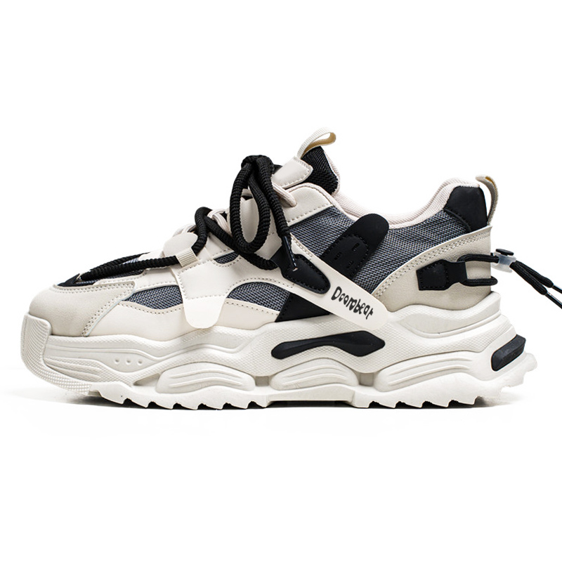 Противоскользящие, износостойкие, ударопрочные, легкие, увеличивающие рост, низкие, массивные кроссовки для мужчин Budding Bear, Beige Black Gray
Противоскользящие, износостойкие, ударопрочные, легкие, увеличивающие рост, низкие, массивные кроссовки для мужчин Budding Bear, Beige Black Gray