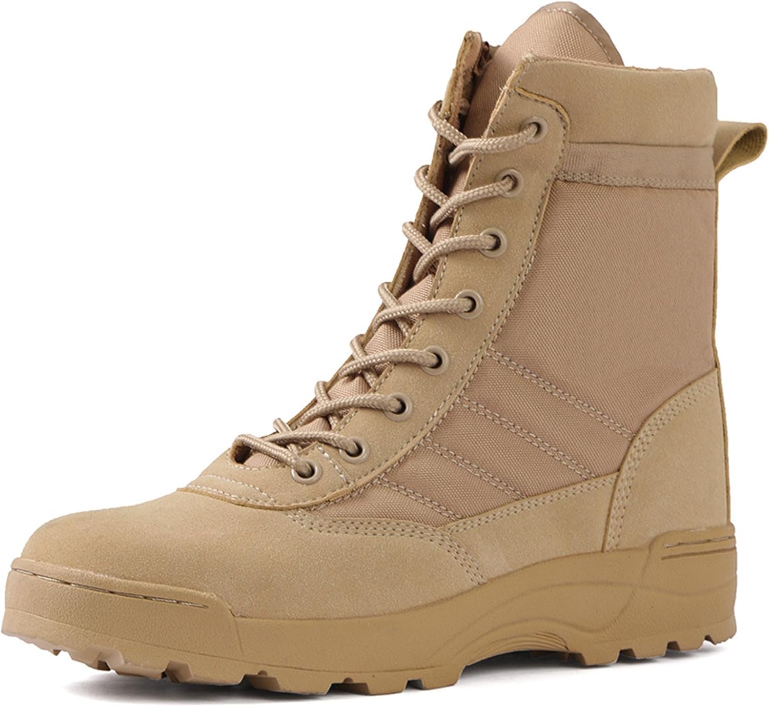Мужские легкие военные тактические ботинки с боковой молнией, мотоциклетные боевые ботинки, спортивные туристические походные ботинки для треккинга и хайкинга Tznbgge, Sand
Мужские легкие военные тактические ботинки с боковой молнией, мотоциклетные боевые ботинки, спортивные туристические походные ботинки для треккинга и хайкинга Tznbgge, Sand