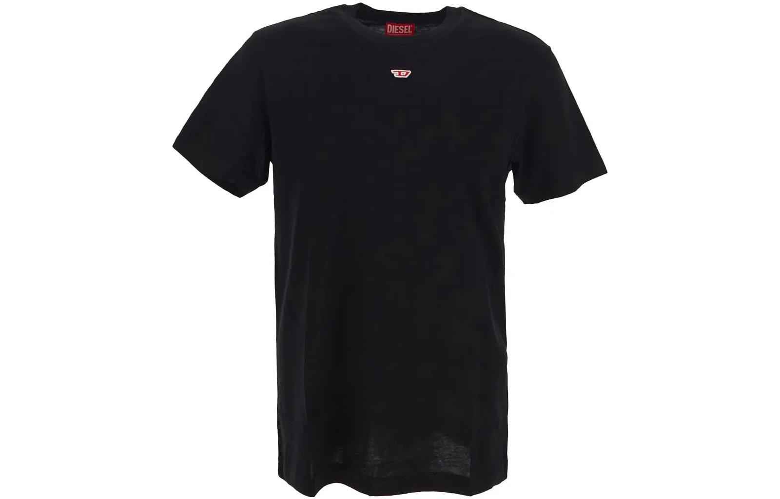 Футболка с коротким рукавом и вышитым логотипом DIESEL, черный
Футболка с коротким рукавом и вышитым логотипом DIESEL, черный