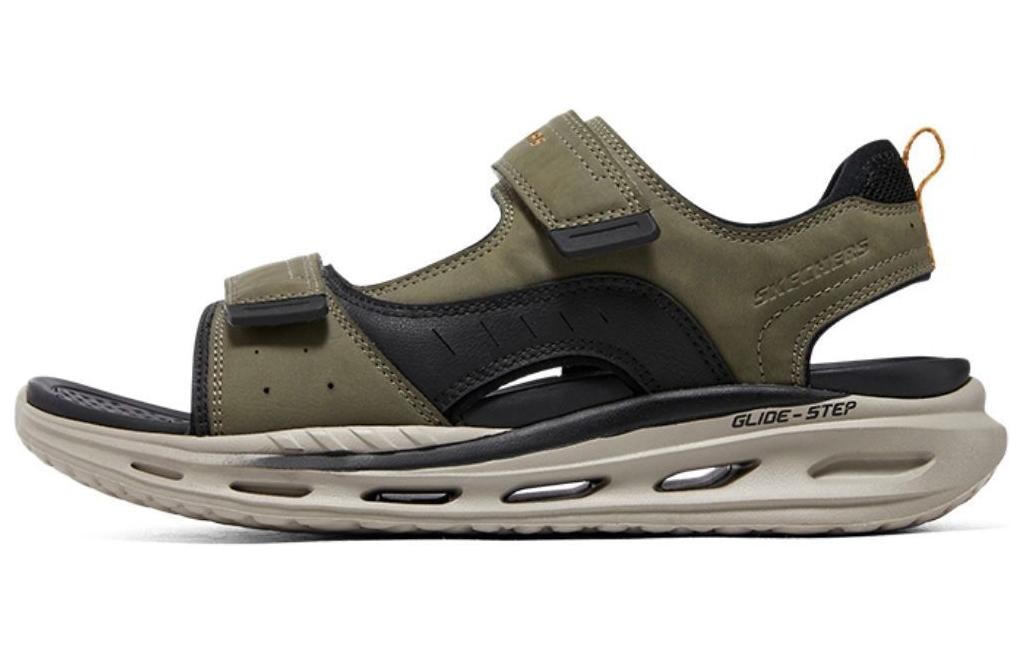 Пляжные сандалии мужские Оливково-зеленые Skechers
Пляжные сандалии мужские Оливково-зеленые Skechers