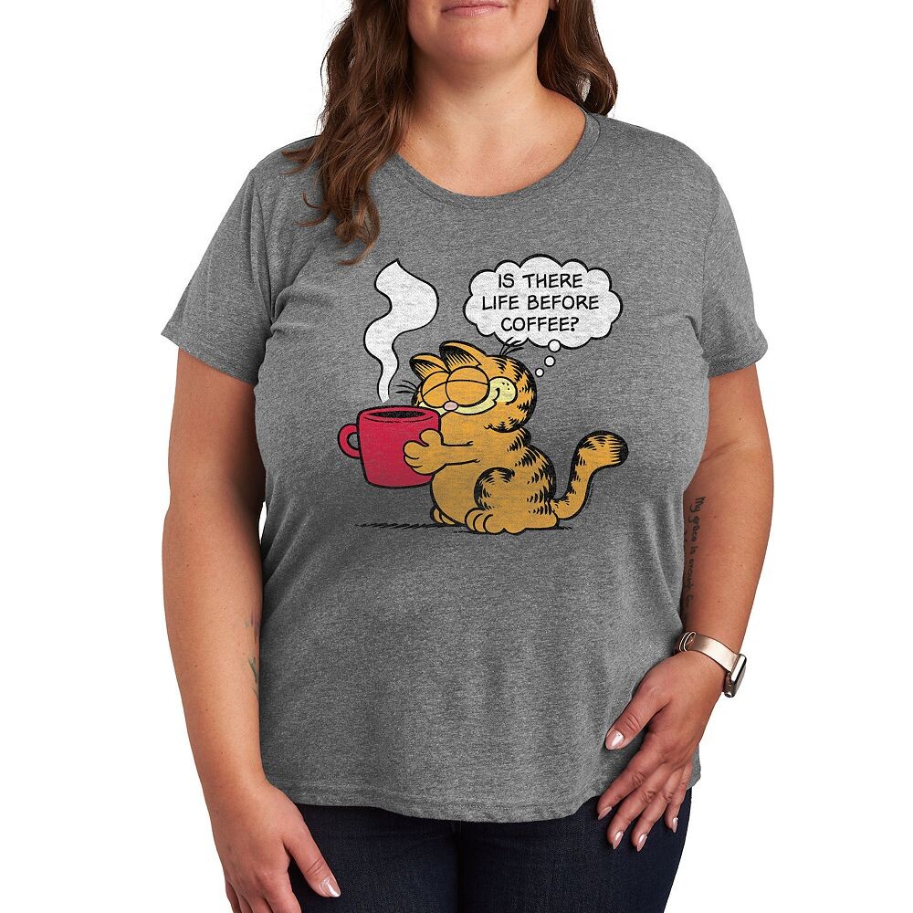 Футболка с рисунком Plus Garfield Life Before Coffee Licensed Character, цвет Heather Gray
Футболка с рисунком Plus Garfield Life Before Coffee Licensed Character, цвет Heather Gray
