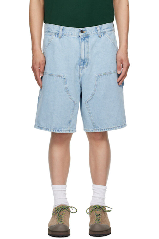 Синие джинсовые шорты с двойным коленом Carhartt Work In Progress
Синие джинсовые шорты с двойным коленом Carhartt Work In Progress
