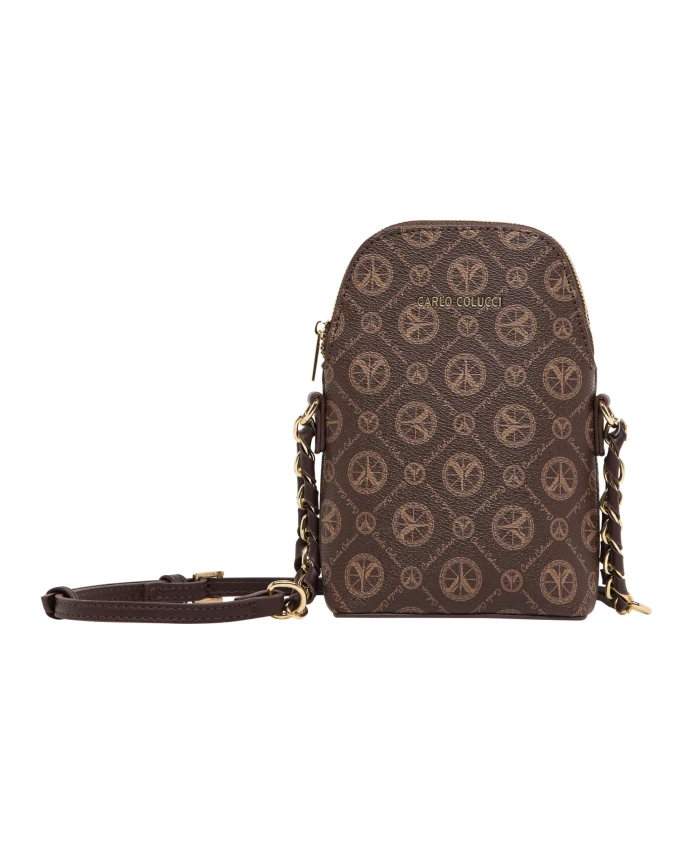 Мини Сумка с логотипом dalceggio Carlo Colucci, коричневый
Мини Сумка с логотипом dalceggio Carlo Colucci, коричневый