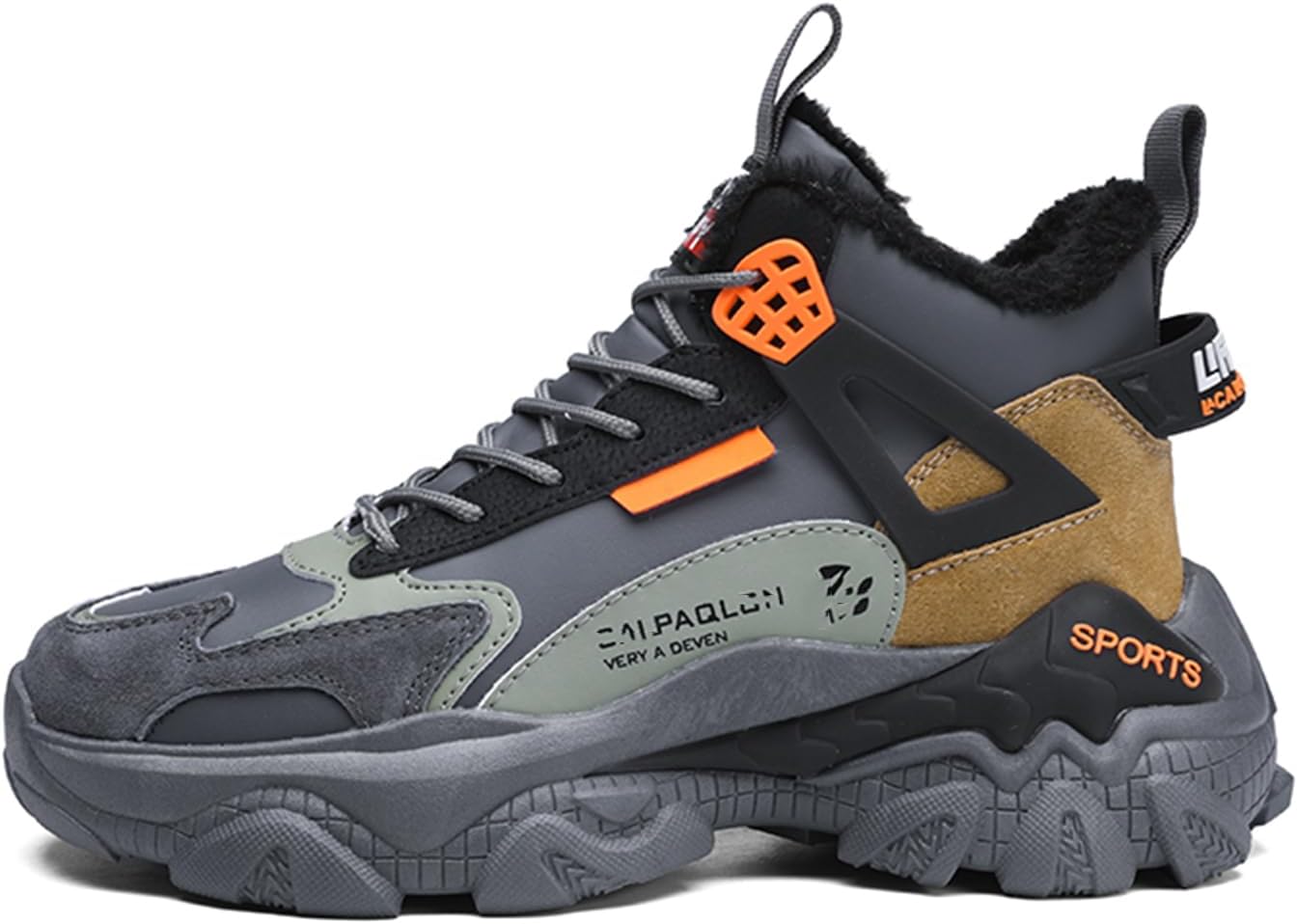 Мужские высокие модные кроссовки с толстой подошвой, повседневные спортивные кеды для тенниса, бега и ходьбы Spwagym, серый
Мужские высокие модные кроссовки с толстой подошвой, повседневные спортивные кеды для тенниса, бега и ходьбы Spwagym, серый