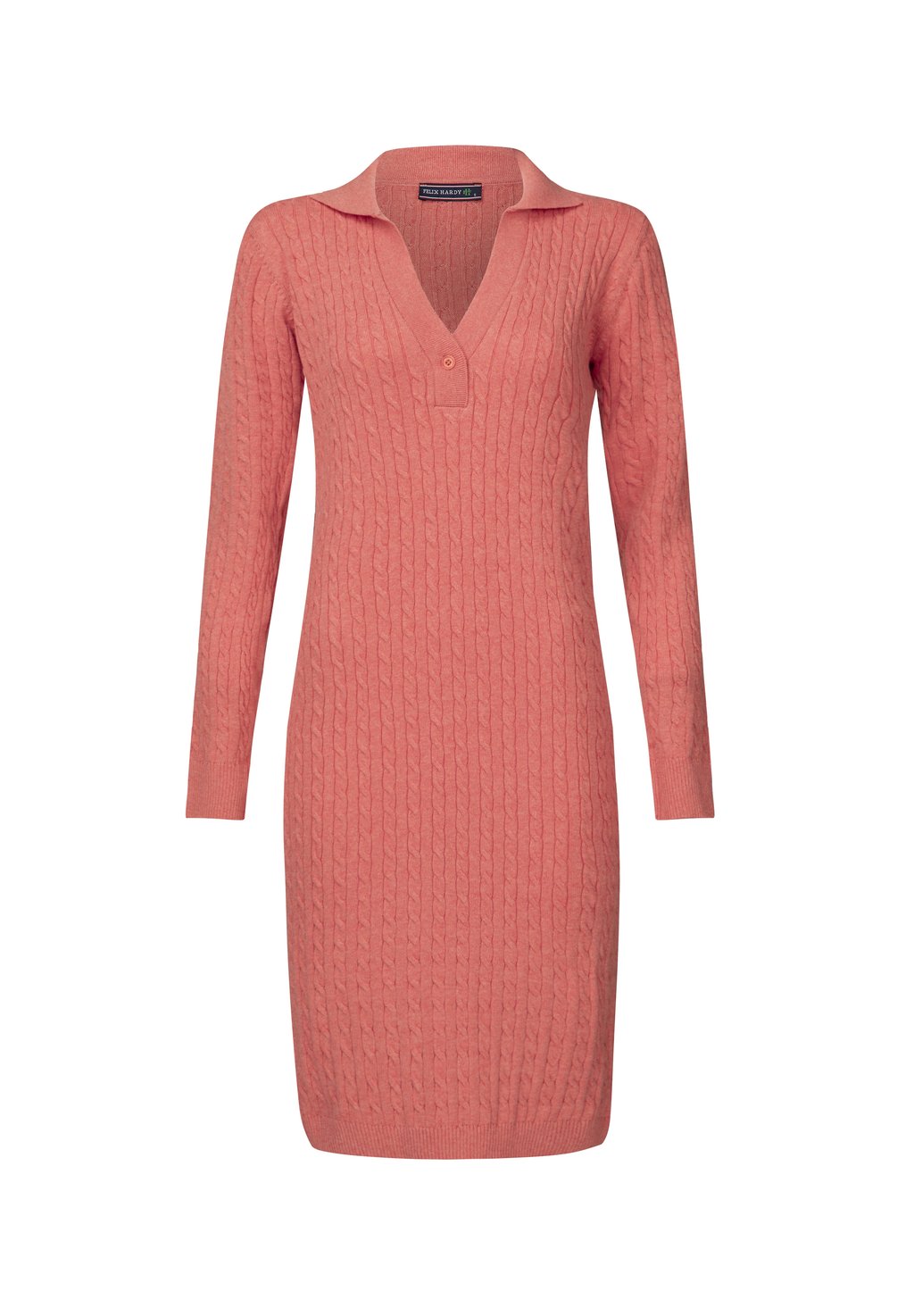 Платье-джемпер WITH A SINGLE BUTTON DETAIL AND CABLE PATTERN Felix Hardy, коралловый
Платье-джемпер WITH A SINGLE BUTTON DETAIL AND CABLE PATTERN Felix Hardy, коралловый