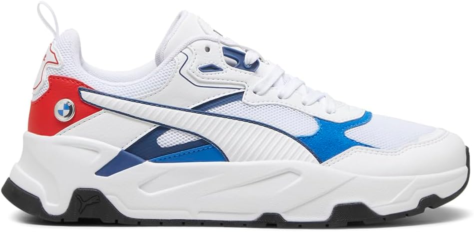 Мужские кроссовки PUMA BMW M Motorsport Trinity с шнуровкой, повседневные - белые
Мужские кроссовки PUMA BMW M Motorsport Trinity с шнуровкой, повседневные - белые