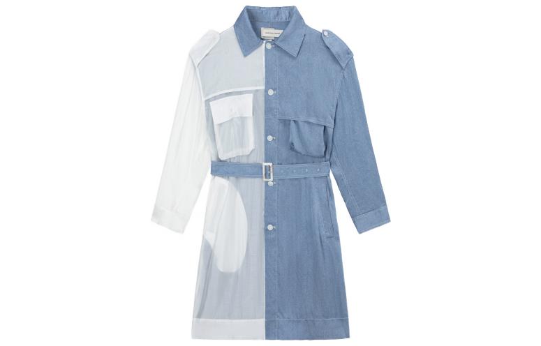 Feng Chen Wang Синее мужское пальто, Blue 
Feng Chen Wang Синее мужское пальто, Blue