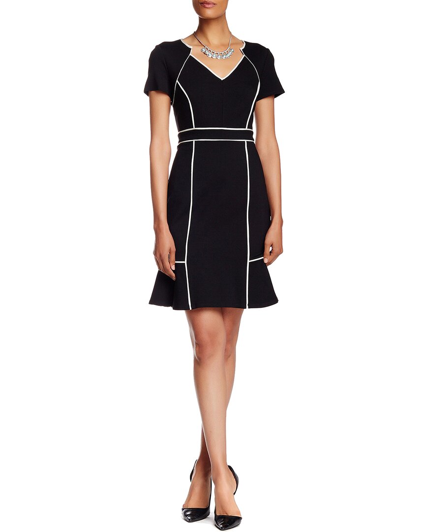 Платье-понте FOCUS by Shani с V-образным вырезом, черный/белый
Платье-понте FOCUS by Shani с V-образным вырезом, черный/белый