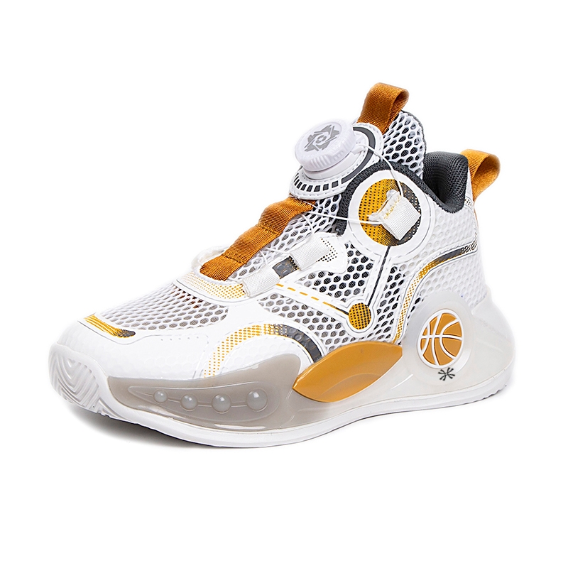 Баскетбольные кроссовки с амортизацией, дышащие и нескользящие, детские YUZHAOLIN, белый/золотой
Баскетбольные кроссовки с амортизацией, дышащие и нескользящие, детские YUZHAOLIN, белый/золотой