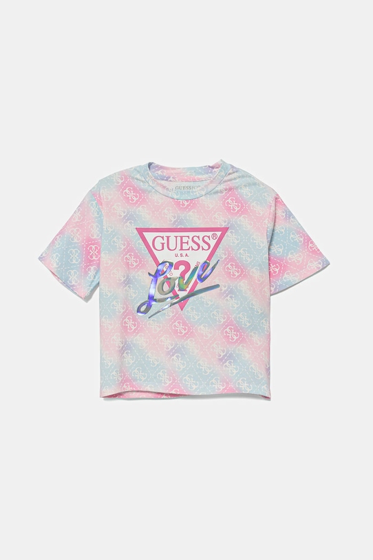 Детская футболка Guess, розовый 
Детская футболка Guess, розовый