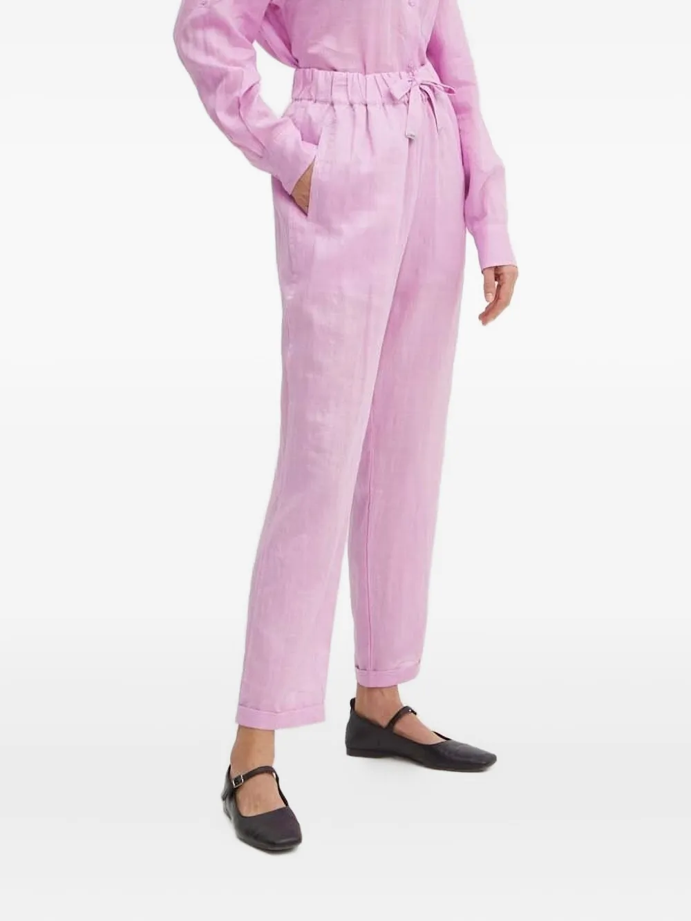 Брюки с кулиской BOSS, розовый
Брюки с кулиской BOSS, розовый