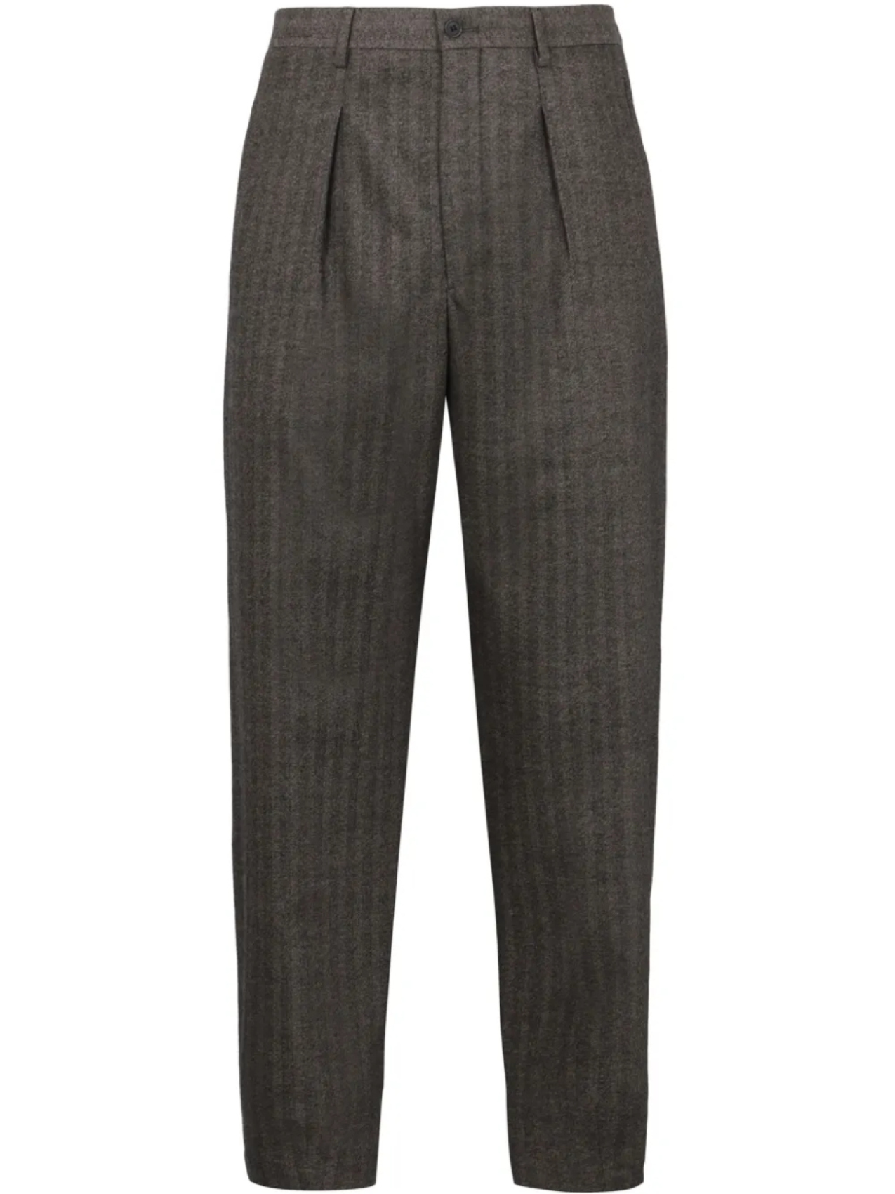 Зауженные брюки в тонкую полоску Giorgio Armani, серый
Зауженные брюки в тонкую полоску Giorgio Armani, серый