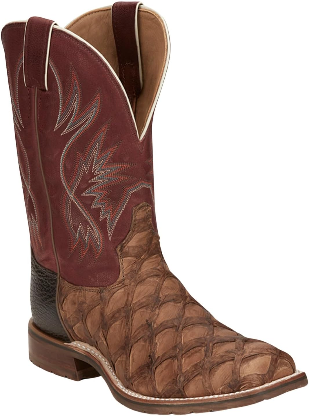 Мужские вестерн-бутсы Tony Lama Prescott Exotic Pirarucu с широким квадратным носком - Ep6097, коричневый
Мужские вестерн-бутсы Tony Lama Prescott Exotic Pirarucu с широким квадратным носком - Ep6097, коричневый