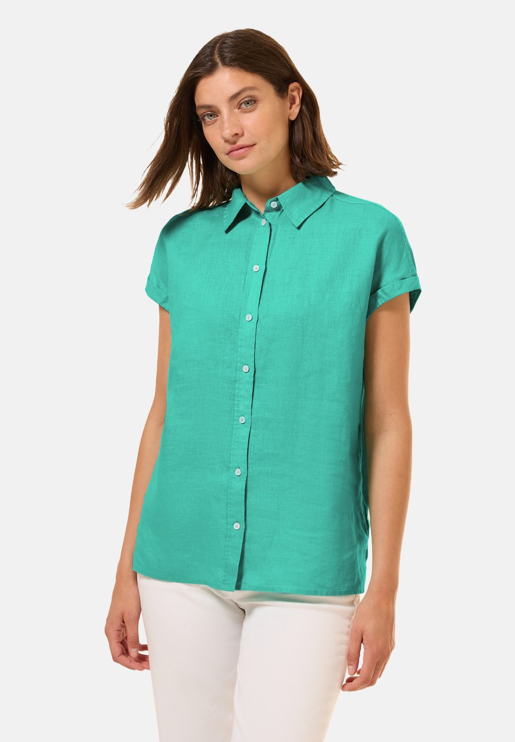 Блузка на пуговицах Cecil, зеленый
Блузка на пуговицах Cecil, зеленый