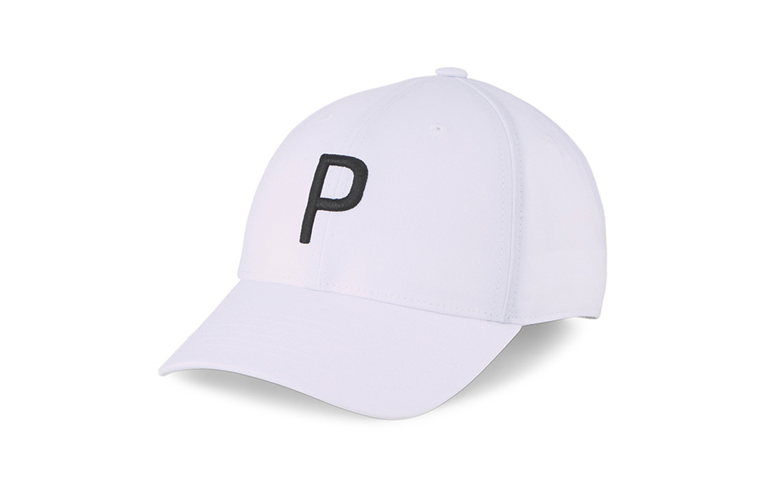 PUMA Тканевая бейсболка мужская белая, White 
PUMA Тканевая бейсболка мужская белая, White