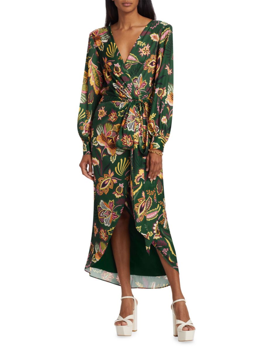 Платье-халат миди с цветочным принтом и ромашками Ramy Brook, цвет Spruce Combo Morris Floral
Платье-халат миди с цветочным принтом и ромашками Ramy Brook, цвет Spruce Combo Morris Floral