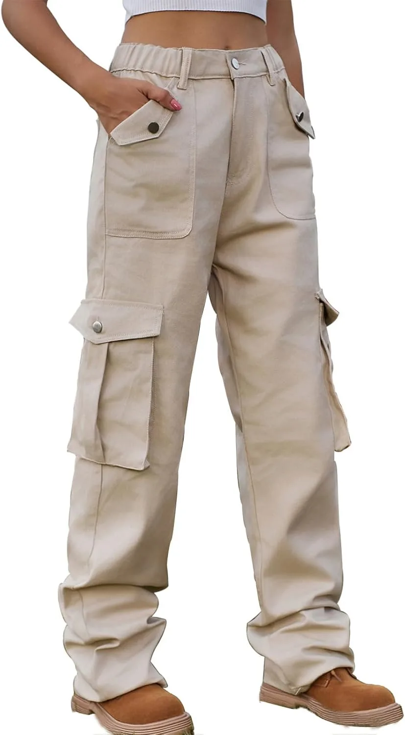 Джинсы Bootcut для женщин Mid Waist Cargo с прямым кроем
Джинсы Bootcut для женщин Mid Waist Cargo с прямым кроем