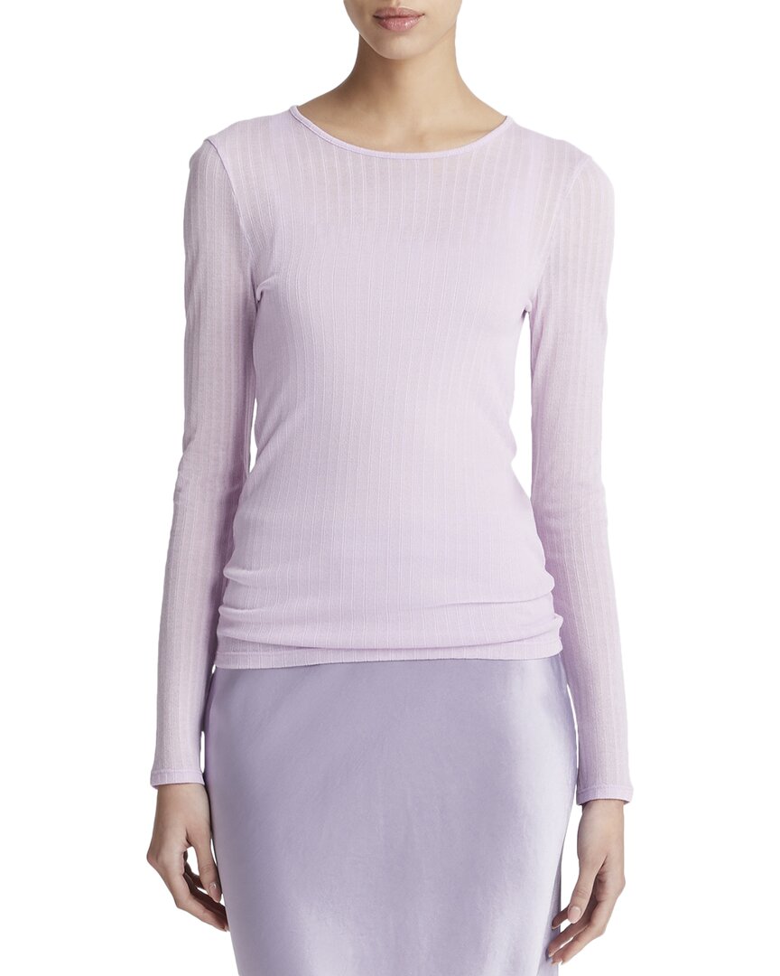 Топ Vince Sheer с круглым вырезом, розовый
Топ Vince Sheer с круглым вырезом, розовый